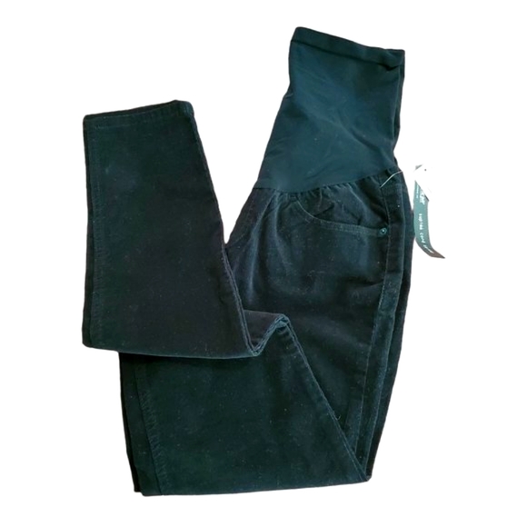 A Pea in the Pod Supima Cord Skinny Solid Black, Sz XS, NWT - Picture 1 of 7